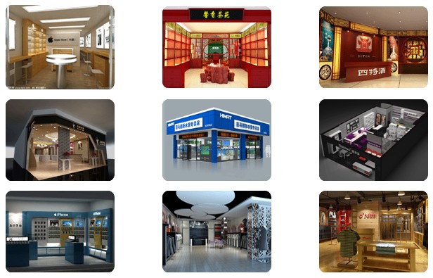 專賣店設計制作，門頭店面設計