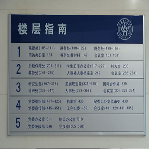 樓層導(dǎo)視牌