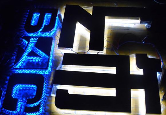 精品背發(fā)光字