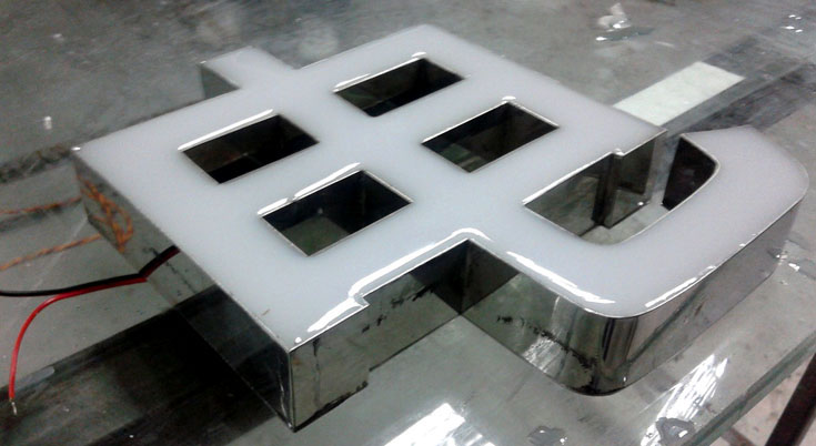 樹脂發(fā)光字