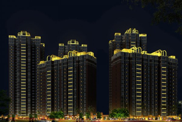 樓體亮化制作，樓體亮化價格，樓體亮化效果圖